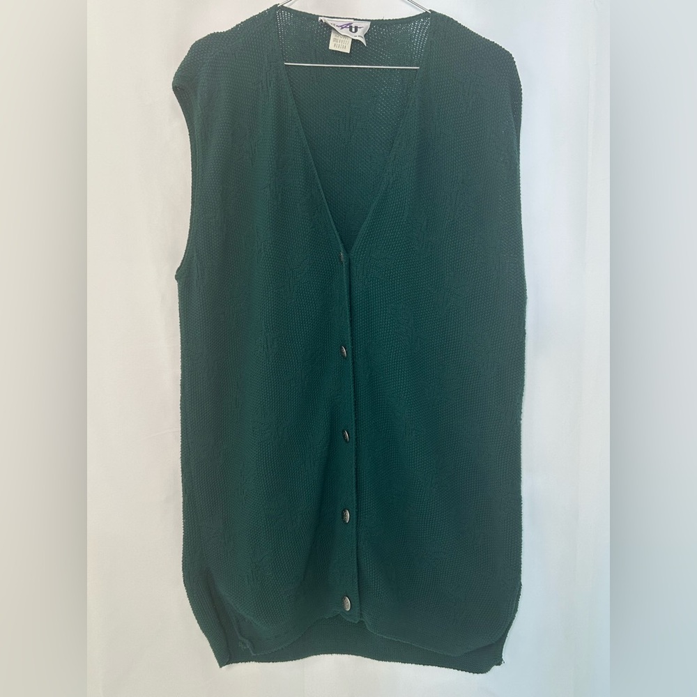 VTG 90s CUT 4 U longline Knit Vest